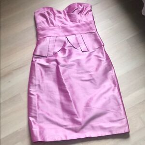 Phoebe Couture Pink Strapless Sweetheart Dress